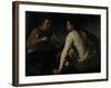 The Gamblers, before 1665-Domenico Gargiulo-Framed Giclee Print