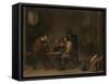 The Gamblers, C.1640-David the Younger Teniers-Framed Stretched Canvas