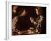 The Gamblers-Caravaggio-Framed Giclee Print