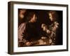 The Gamblers-Caravaggio-Framed Giclee Print