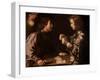 The Gamblers-Caravaggio-Framed Giclee Print