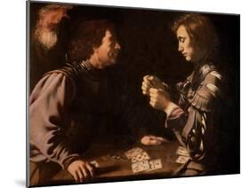The Gamblers-Caravaggio-Mounted Giclee Print