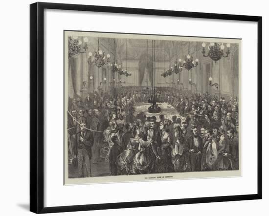 The Gambling Table at Hombourg-null-Framed Giclee Print