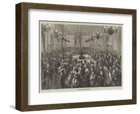 The Gambling Table at Hombourg-null-Framed Giclee Print