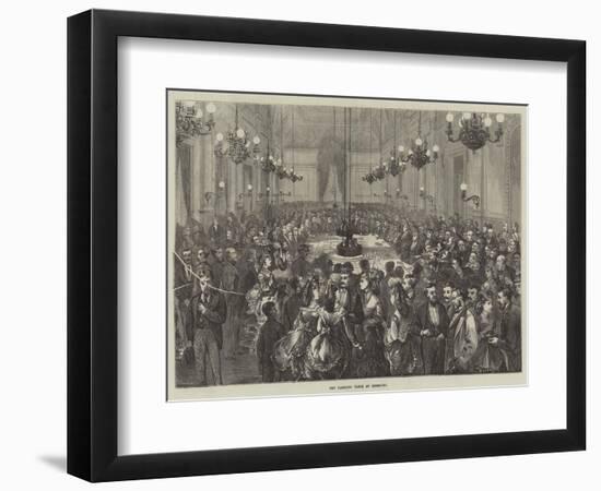 The Gambling Table at Hombourg-null-Framed Giclee Print