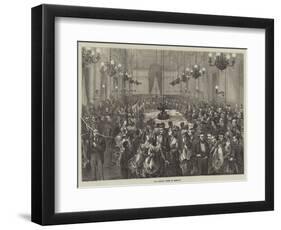 The Gambling Table at Hombourg-null-Framed Giclee Print