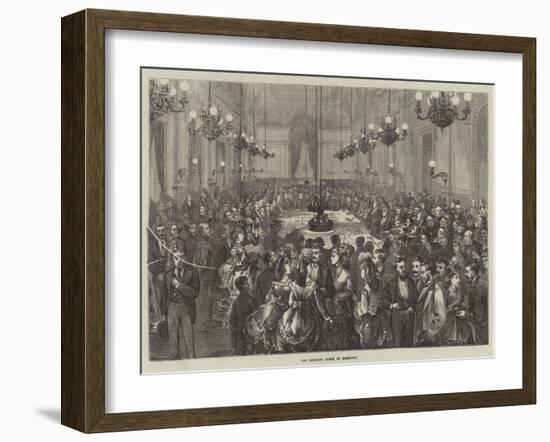 The Gambling Table at Hombourg-null-Framed Giclee Print