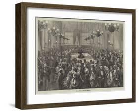 The Gambling Table at Hombourg-null-Framed Giclee Print