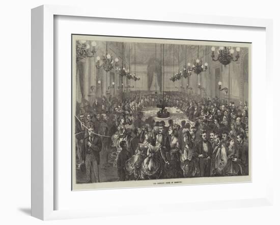 The Gambling Table at Hombourg-null-Framed Giclee Print
