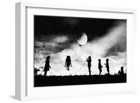 The Game High Jump-Jay Satriani-Framed Photographic Print