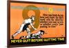 The Game Is Won In The 9th Inning-Robert Beebe-Framed Art Print