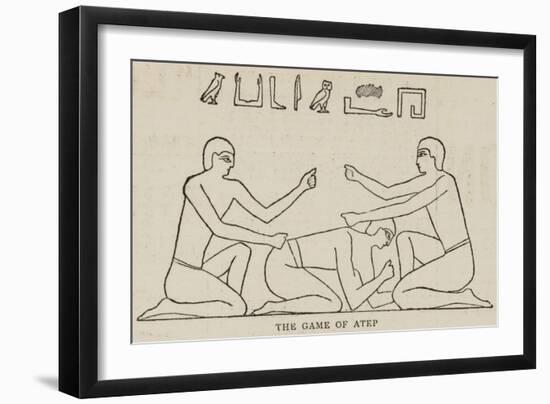 The Game of Atep-null-Framed Premium Giclee Print