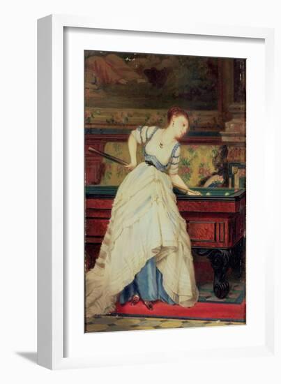 The Game of Billiards-Charles Edouard Boutibonne-Framed Giclee Print