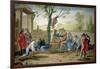 The Game of Bowls-Ramon Bayeu y Subias-Framed Giclee Print