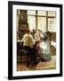 The Game of Checkers-C. Hendrick Nordenberg-Framed Giclee Print