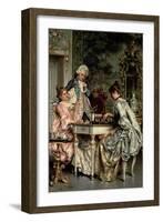 The Game of Chess-Arturo Ricci-Framed Giclee Print