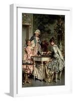 The Game of Chess-Arturo Ricci-Framed Giclee Print