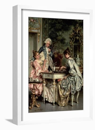 The Game of Chess-Arturo Ricci-Framed Giclee Print