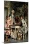 The Game of Chess-Arturo Ricci-Mounted Giclee Print