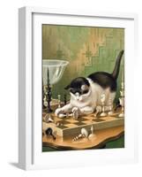 The Game of Chess-null-Framed Giclee Print