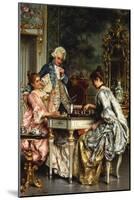 The Game of Chess-Arturo Ricci-Mounted Giclee Print