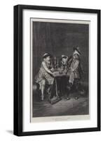 The Game of Chess-Adolphe Alexandre Lesrel-Framed Giclee Print