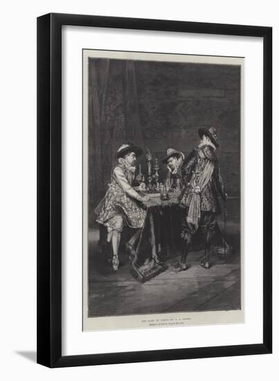 The Game of Chess-Adolphe Alexandre Lesrel-Framed Giclee Print