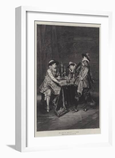 The Game of Chess-Adolphe Alexandre Lesrel-Framed Giclee Print