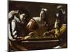 The Game of Draughts, 1630s-Mattia Preti-Mounted Giclee Print