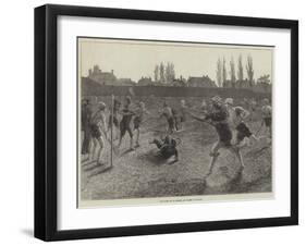 The Game of La Crosse, as Played in Canada-null-Framed Giclee Print