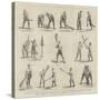 The Game of Lacrosse, Positions of the Players-null-Stretched Canvas