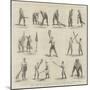 The Game of Lacrosse, Positions of the Players-null-Mounted Giclee Print