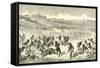 The Game of Lacrosse-Gustave Doré-Framed Stretched Canvas