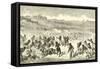 The Game of Lacrosse-Gustave Doré-Framed Stretched Canvas