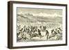 The Game of Lacrosse-Gustave Doré-Framed Giclee Print