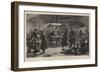 The Game of Peace and War, a Scene in a Cafe at Nisch-Frederic Villiers-Framed Giclee Print