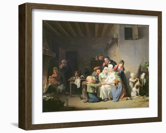 The Game of Pied De Boeuf, C.1824-Louis Leopold Boilly-Framed Giclee Print