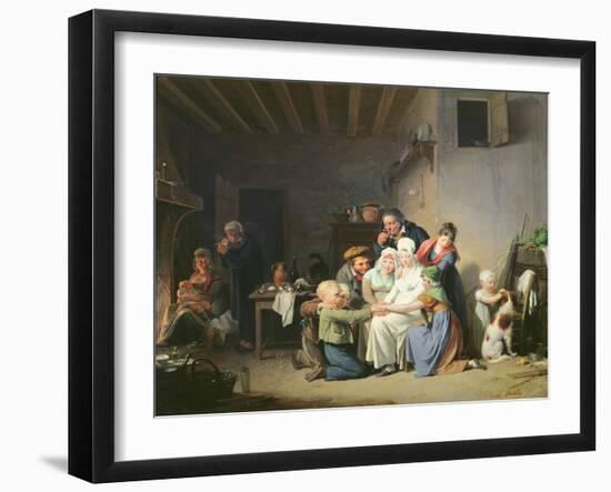 The Game of Pied De Boeuf, C.1824-Louis Leopold Boilly-Framed Giclee Print