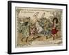 The Game of Ringtoss-null-Framed Giclee Print