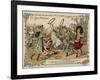 The Game of Ringtoss-null-Framed Giclee Print