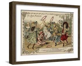 The Game of Ringtoss-null-Framed Giclee Print