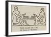 The Game of Tau or Game of Robbers-null-Framed Giclee Print