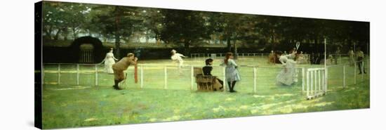 The Game of Tennis, 1885-Sir John Lavery-Stretched Canvas