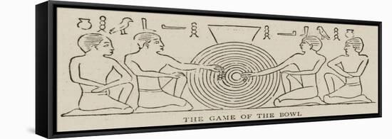 The Game of the Bowl-null-Framed Stretched Canvas