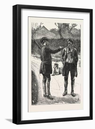 The Gamekeeper. Hunt, Hunting, 1876, UK-George John Pinwell-Framed Giclee Print