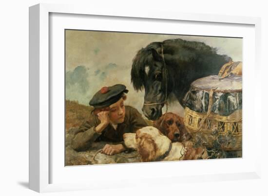 The Gamekeeper's Companion-William Strutt-Framed Giclee Print