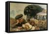 The Gamekeeper's Companion-William Strutt-Framed Stretched Canvas