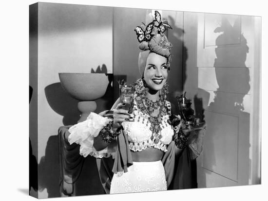 The Gang's All Here, Carmen Miranda, 1943-null-Stretched Canvas