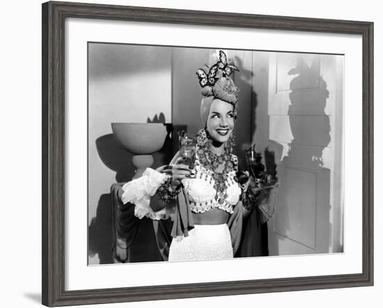 The Gang's All Here, Carmen Miranda, 1943-null-Framed Photo