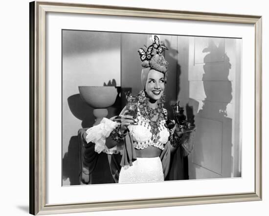 The Gang's All Here, Carmen Miranda, 1943-null-Framed Photo